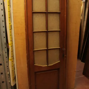 Massieve deur met glaswerk (208 x 71,5 x 5,5)