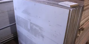 White bord magneetplaat (122 x 122 x 2)