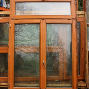 Raam van Stadhuis Leuven - Europese eik & Dubbel glas (232 x 140 x 5,9)