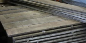 Basralocus geschaafde recuperatie terrasplanken (83 x 14,5 x 2)