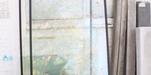 Schuifdeur veiligheidsglas (98,5 x 270 x 1-2)cm