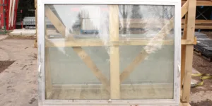 Aluminium kiepraam (182,5 x 138,6 x 4,4)cm