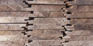 Lot 8. Thermowood gevelbekleding 3,1m² – Planchetten 300cm (U1A)