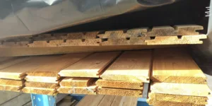 Lot 2. Thermowood gevelbekleding 9,2m² – Planchetten 510cm (UUA)